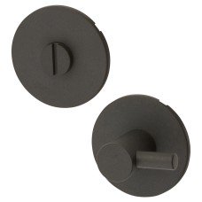 Jigtech Schema Orka Bathroom Turn & Release - 53mm Diameter - Graphite Grey