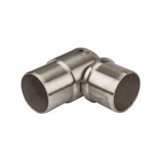 SWR Balustrade Adjustable Elbow Connector - 304 Brushed Satin Stainless Steel
