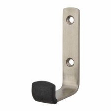 Cubicle Coat Hook - 12-13mm Panels - 304 Stainless Steel