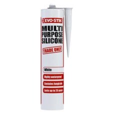Evo-Stik General Purpose Silicone Sealant - 290ml - White