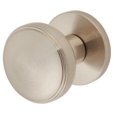 Jedo by Frelan Classic Mortice Door Knob - 60mm Rose Diameter - Satin Nickel