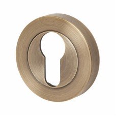 Excel Escutcheon - 52mm Diameter - Euro - Antique Brass Excel Escutcheon - 52mm Diameter - Euro - Antique Brass