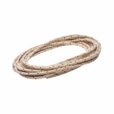 Red Fleck Waxed Sash Window Cord - 7mm Diameter - 10m Knot