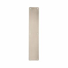 Hampstead Stainless Steel Plain Finger Plate - 400 x 75 x 1.5mm - Satin