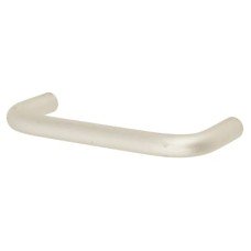 Exel 9mm D-Bar Cabinet Pull Handle - 100mm Centres - Satin Aluminium