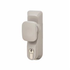 Briton 1413.KE.SE Outside Access Device - Rectangular Knob - Silver