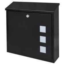 Burg Wachter Aire Postbox - 370 x 364 x 114mm - Black Burg Wachter Aire Postbox - 370 x 364 x 114mm - Black