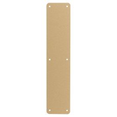 Hampstead Solid Brass Plain Finger Plate - 350 x 75 x 1.2mm - Satin