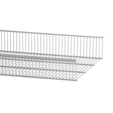 elfa Top Track System - Click In Ventilated Wire Shelf - 902 x 438mm - Platinum