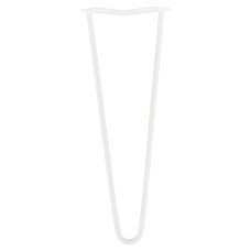 Exel Hairpin Leg - 2 Pin - 400mm Height - White - Pair