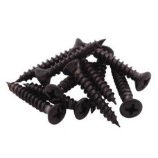 Exel Spare Casement Window Stay Screws - Black - Pack of 10