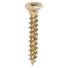 TIMCO Velocity Pozi Countersunk Wood Screws - 3.0 x 20mm - Yellow Zinc - Pack of 200