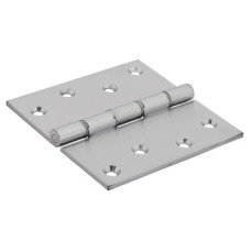 Jedo Quality Projection Hinge - 102 x 102 x 3mm - Satin Chrome - Pair