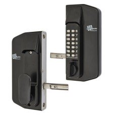 Borg BL3100 External Marine Grade Easicode Pro Push Button Gate Code Lock - Holdback Option - Black