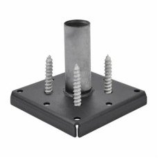 Base Plate for Wooden Post - Suit 70-90mm Post - Hot Dip Galvanised