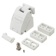 Jackloc Titan Permanent Folding Window Restrictor - White Jackloc Titan Permanent Folding Window Restrictor - White