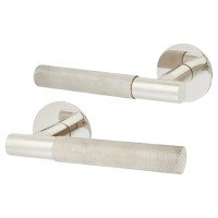 Jigtech Polished Stainless Steel Knurled...