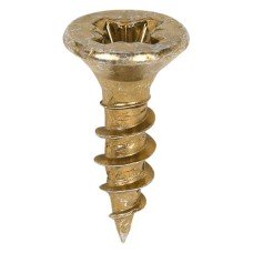 TIMCO Classic Pozi Countersunk Wood Screws - 3.5 x 12mm - Yellow Zinc - Pack of 200