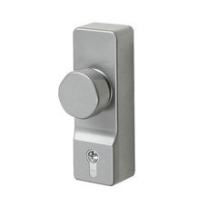 Exidor 302EC Outside Access Device - Round Knob - Silver