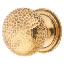 From The Anvil Hammered Mushroom Round Cabinet Knob - 38mm Diameter - Antique Brass From The Anvil Hammered Mushroom Round Cabinet Knob - 38mm Diameter - Antique Brass