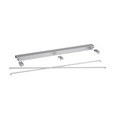 elfa Top Track System - Freestanding Stabilization Kit - 605mm Length - Platinum