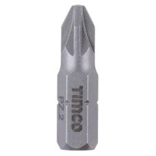 TIMCO Steel Driver Bits - Pozi - PZ2 - 25mm Length - Pack of 10