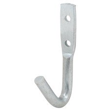 Tubular Garage and Shed Storage Hook - 25mm Depth - Chrome - Pack of 2