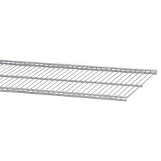 elfa Top Track System - Click In Ventilated Wire Shelf - 1212 x 494mm - Platinum