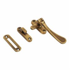 Heritage Brass by M Marcus Spoon Mortice & Hook Plate Window Fastener - Reversible - Antique Brass
