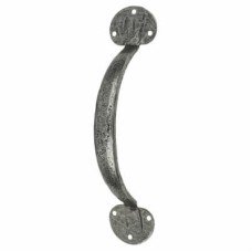 Olde Forge Bean D-Bar Door Pull Handle - Screw Fix - 147mm Centres - Pewter