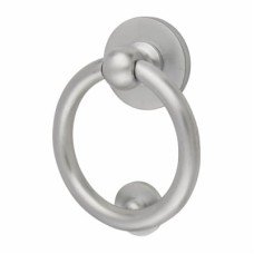 Exel Ring Door Knocker - 115 x 100mm - Satin Chrome
