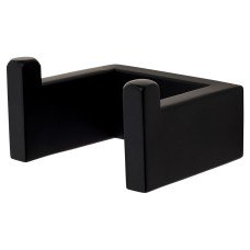 Exel Contemporary Square Robe Hook - 68 x 60 x 40mm - Matt Black 