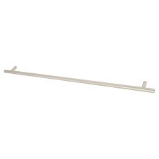 Exel 12mm T-Bar Cabinet Pull Handle - 448mm Centres - Satin Nickel