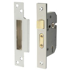 Yale M550 5 Lever Sashlock - 64mm Case - 44mm Backset - Polished Chrome