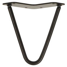 Exel Hairpin Leg - 2 Pin - 150mm Height - Black - Pair