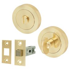 Serozzetta by Carlisle Brass GK4004 Bathroom Turn & Release & Deadbolt Ultimate Kit - Satin Brass