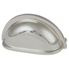 Exel Cabinet Cup Handle - 76mm Centres - Polished Chrome Exel Cabinet Cup Handle - 76mm Centres - Polished Chrome