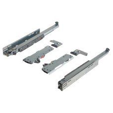 Blum TIP-ON Push to Open BLUMOTION Soft Close Drawer Runner - Double Extension - 550mm Length - 40kg