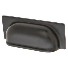 Alexander & Wilks Quantock Cabinet Cup Handle - 96mm Centres - Matt Black