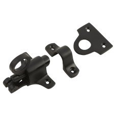 Traditional Fanlight Catch - Matt Black