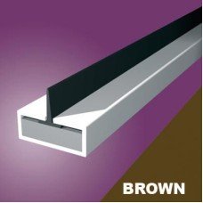 Pyroplex Single Centre Flipper Intumescent Strip - FD30 - 15 x 4 x 2100mm - Brown - Pack of 10 Pyroplex Single Centre Flipper Intumescent Strip - FD30 - 15 x 4 x 2100mm - Brown - Pack of 10