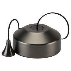 Knightsbridge 5 - 100W 1 Way Trailing Edge LED Pull Cord Dimmer Switch - Smoked Bronze