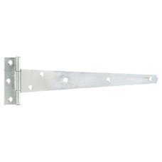 Medium Duty Gate/Door Tee Hinge - 300 x 37mm - Zinc Plated - Pair