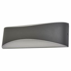 Integral LED Wave 7W LED Outdoor Up & Down Wall Light - IP54 - 3000K Warm White - Dark Grey