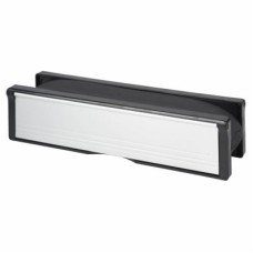 Norsound Intumescent Economy Letter Plate - Fire Rated - 304 x 70mm - Satin Anodised Aluminium Cover