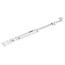 Hampstead Extra Long French Door Bolt/Flat Section Bolt - 355 x 36mm - Polished Chrome