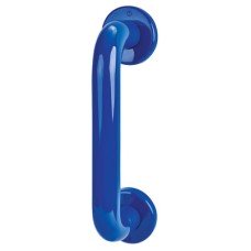 Hoppe AR602/300 Nylon D-Bar Door Pull Handle on Rose - Screw Fix - 300mm c/c - Cobalt Blue