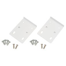 FVG Cabinet Hinge Repair Plates - 55 x 10mm - White
