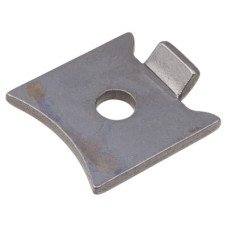 Exel Standard Raised Bookcase Clip - Satin Chrome Plated - Pack of 10