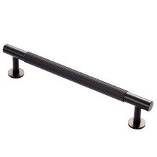 Carlisle Brass 12.5mm Lines T-Bar Cabinet Pull Handle - 160mm Centres - Matt Black